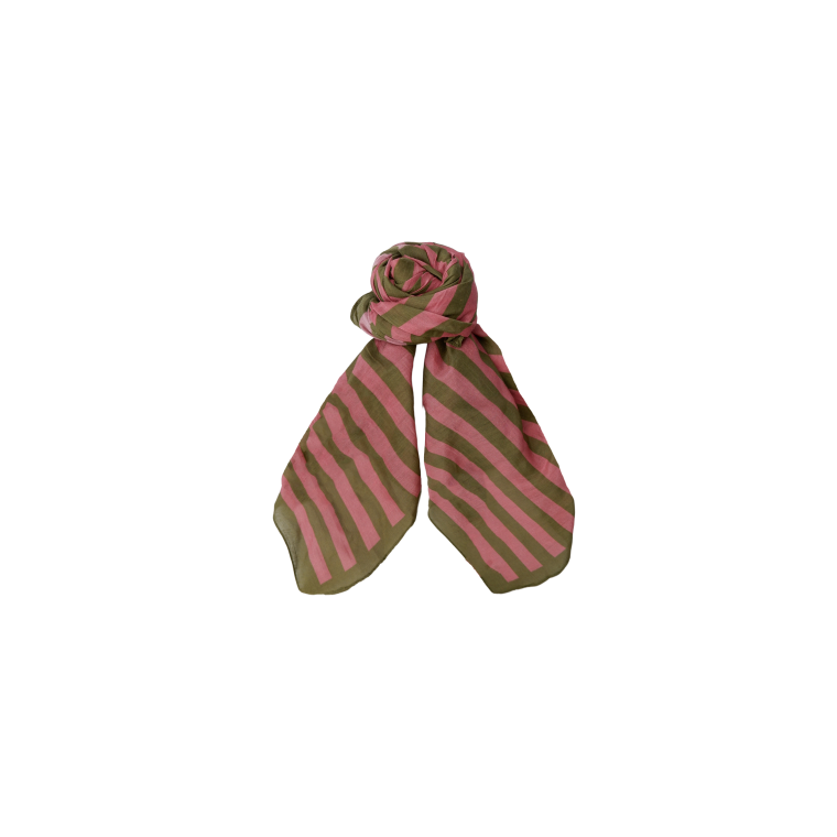 Black Colour - BCSHIRLEY striped mini scarf