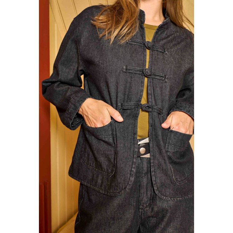Black Colour - BCSIA denim jacket - Black Denim