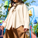 BLACK COLOUR - BCSTARRY strass shirt - Cream