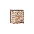 Black Colour - BCTAZIA mini scarf w. golden ring - Creme Multi