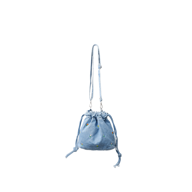 BLACK COLOUR - BCTULIP bucket bag - Lt. Denim