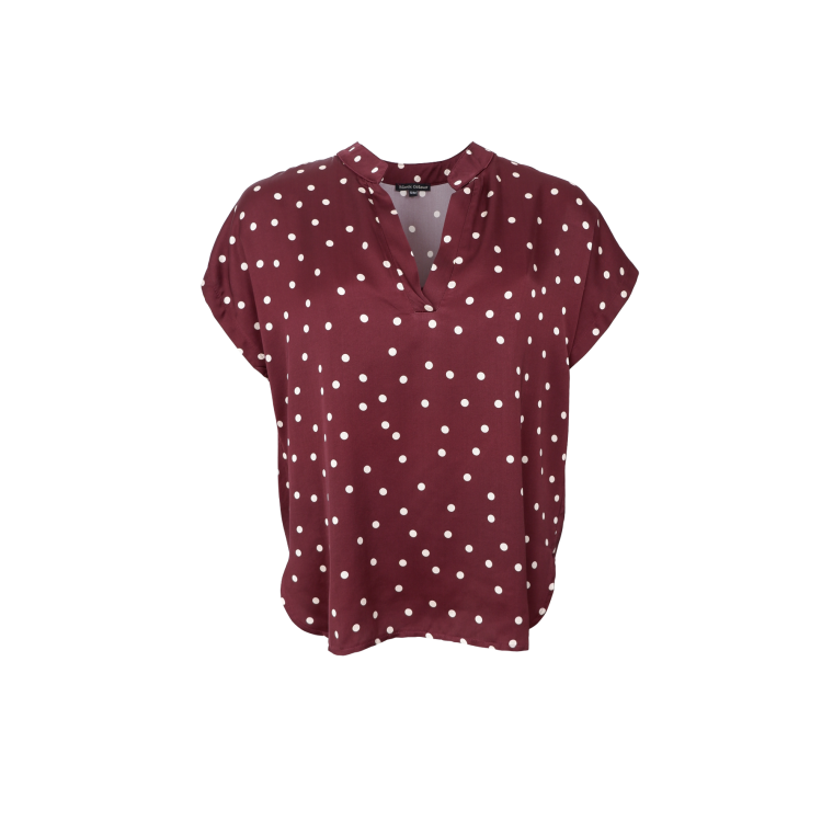 BLACK COLOUR - BCVALERY ss blouse - Plum