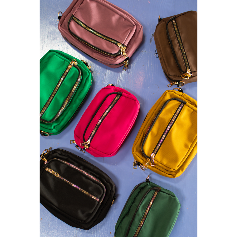 BLACK COLOUR - BCVANDA crossover bag - Black