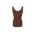 Black Colour - BCVIBS rib tank top - Espresso