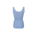 Black Colour - BCVIBS rib tank top - Lt. Blue
