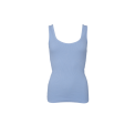 Black Colour - BCVIBS rib tank top - Lt. Blue