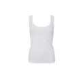 Black Colour - BCVIBS rib tank top - Off White