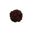 Black Colour - BCVILLA mega flower hair claw - Coffee W. Dots