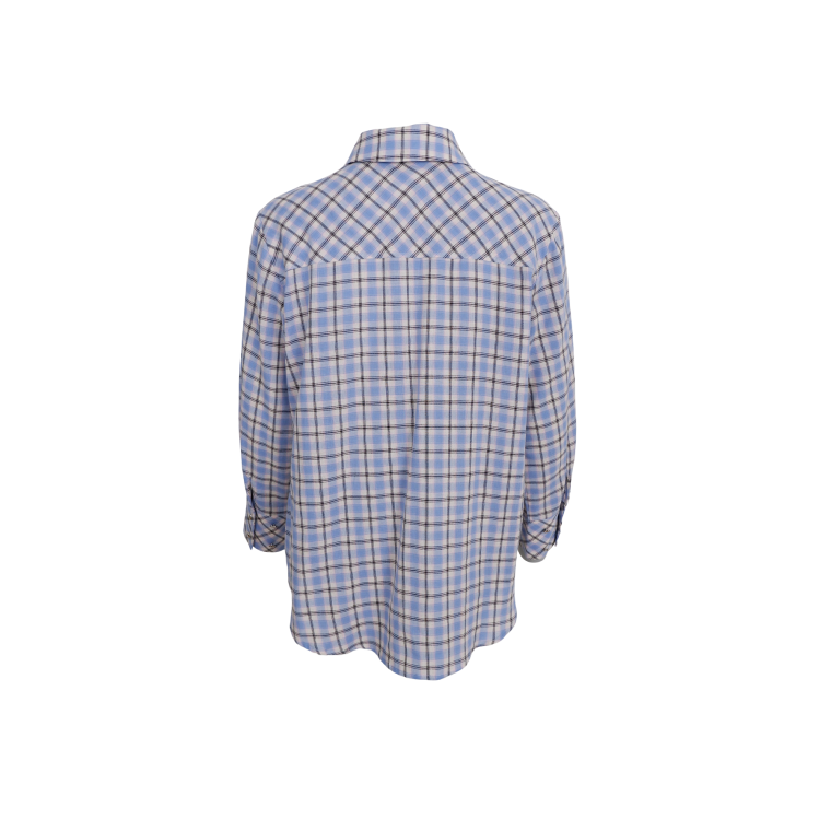 BLACK COLOUR - BCWALTER chequered shirt - Lt. Blue