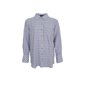 BLACK COLOUR - BCWALTER chequered shirt - Lt. Blue