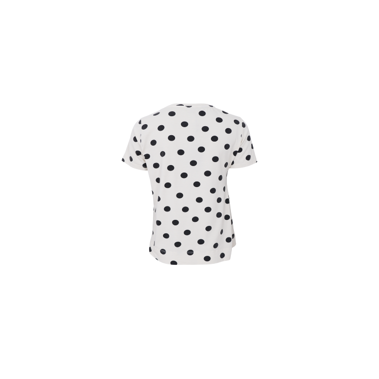 BLACK COLOUR - BCZELDA s/s t-shirt - White Dot