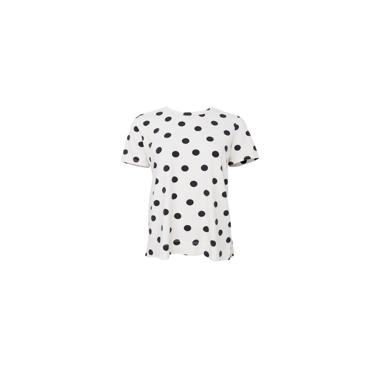 BLACK COLOUR - BCZELDA s/s t-shirt - White Dot
