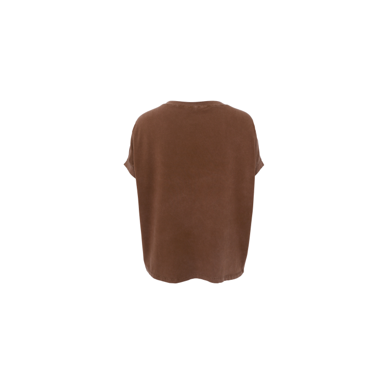 Black Colour - BCZELDA vintage tee - Mocca