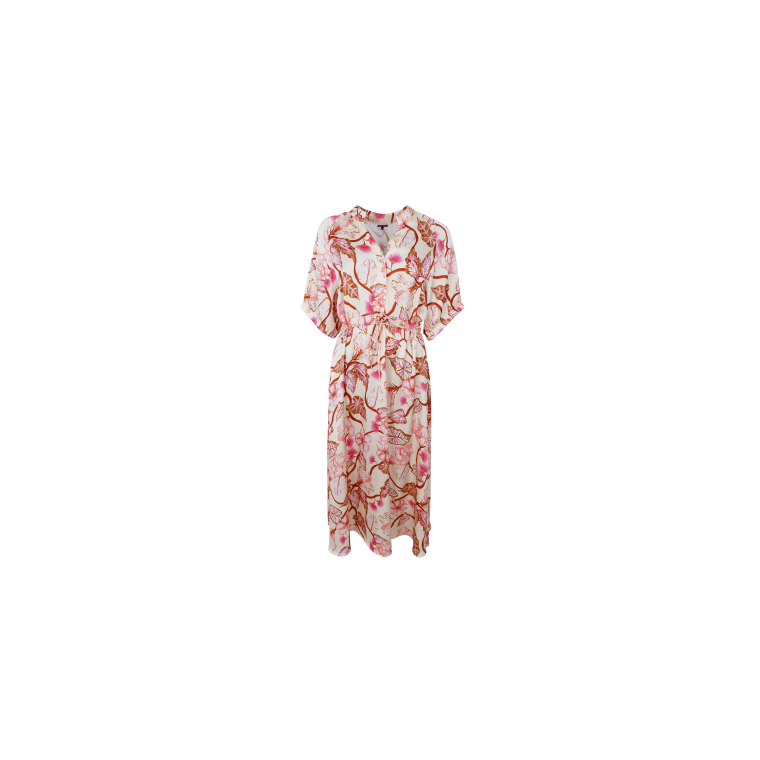 Black Colour - BCZELENE raglan dress - Coral