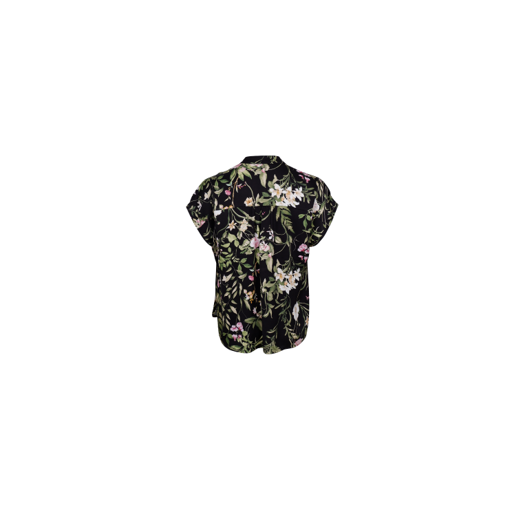 BLACK COLOUR - BCZENNIA blouse - Black Flower