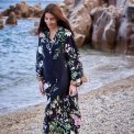 BLACK COLOUR - BCZENNIA flower dress - Black Flower