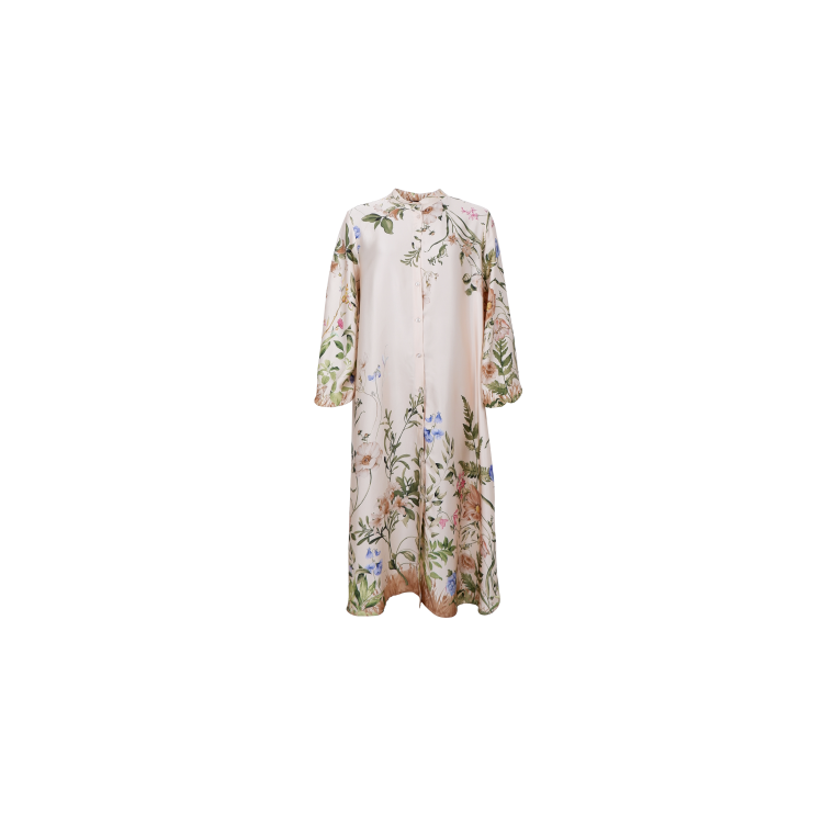 BLACK COLOUR - BCZENNIA flower dress - Champagne Flower