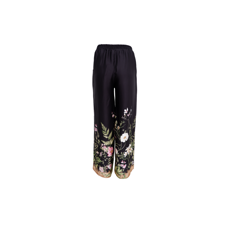 BLACK COLOUR - BCZENNIA pant - Black Flower