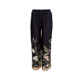 BLACK COLOUR - BCZENNIA pant - Black Flower
