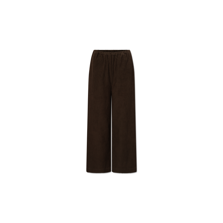 Studio Feder - BELLA PANTS - CORDUROY- DARK BROWN