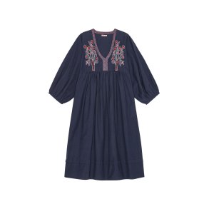 HABIBA - BOHEMIA DRESS W/ BELL SLEEVES - INDIGO