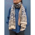 Craft Sisters - Bagru Scarf - Blue Leo