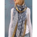 Craft Sisters - Bagru Scarf - Navy Blue - 214