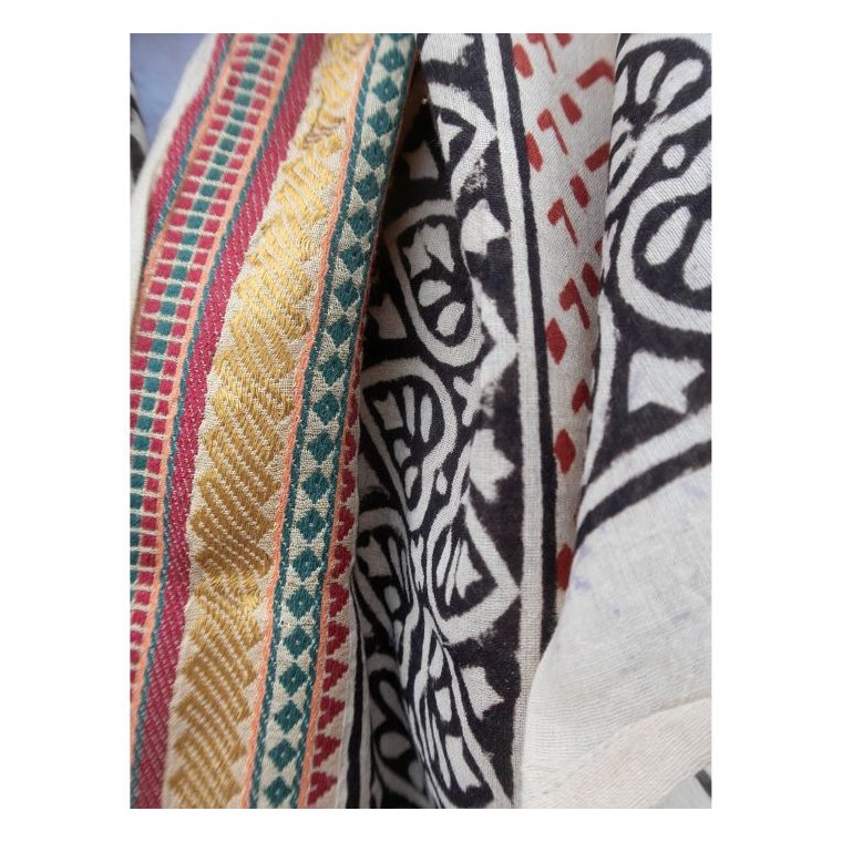 Craft Sisters - Bagru Scarf - Red - 301