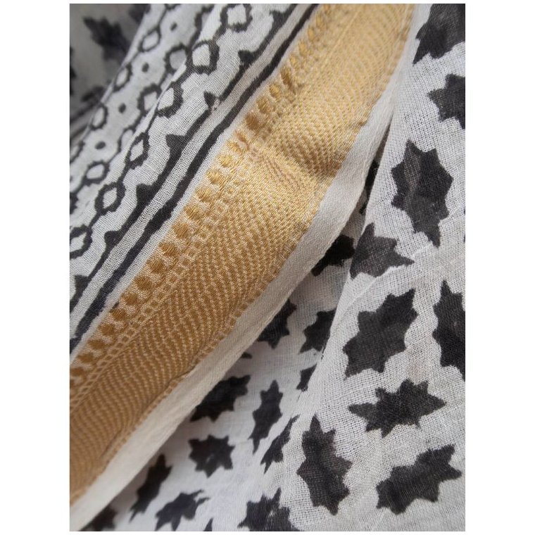Craft Sisters - Bagru Scarf - Black - 102