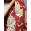 Craft Sisters - Bagru Scarf - Red with Animal			
