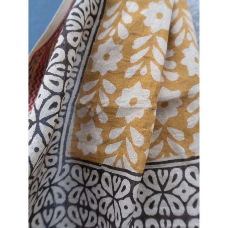 Craft Sisters - Bagru Scarf - Mustard
