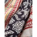 Craft Sisters - Bagru Scarf - Black with Flower