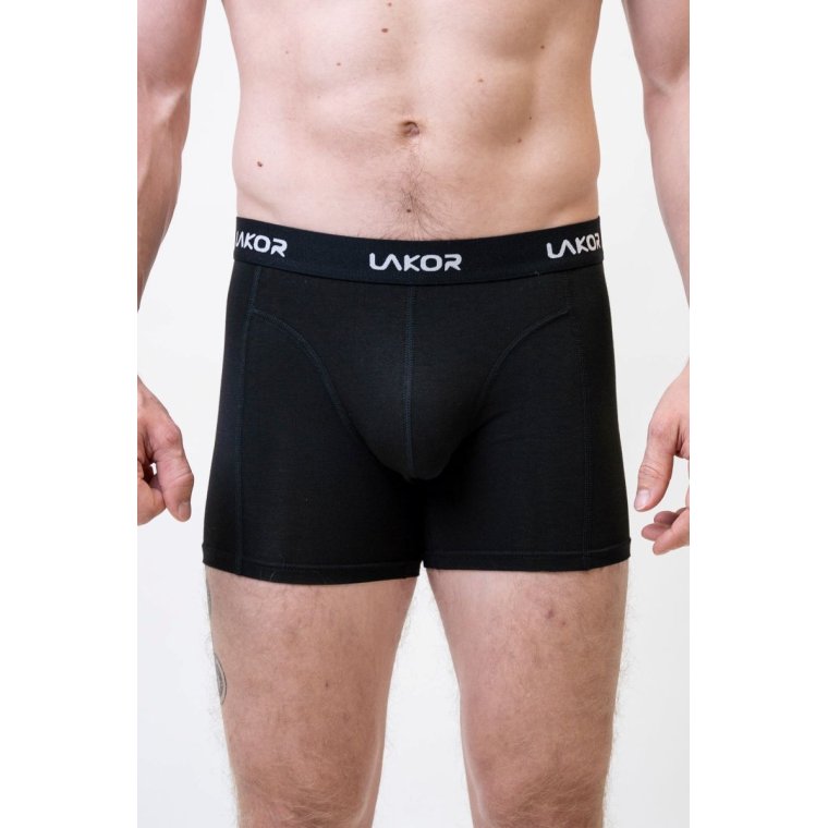LAKOR - Bamboo Boxers 2-pak - Black