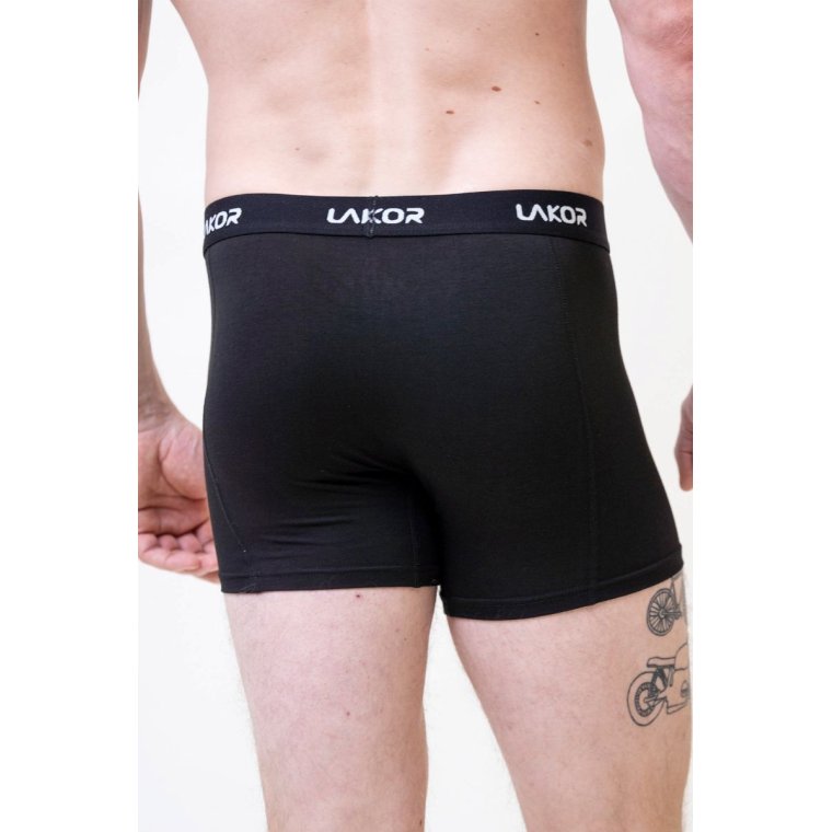 LAKOR - Bamboo Boxers 2-pak - Black