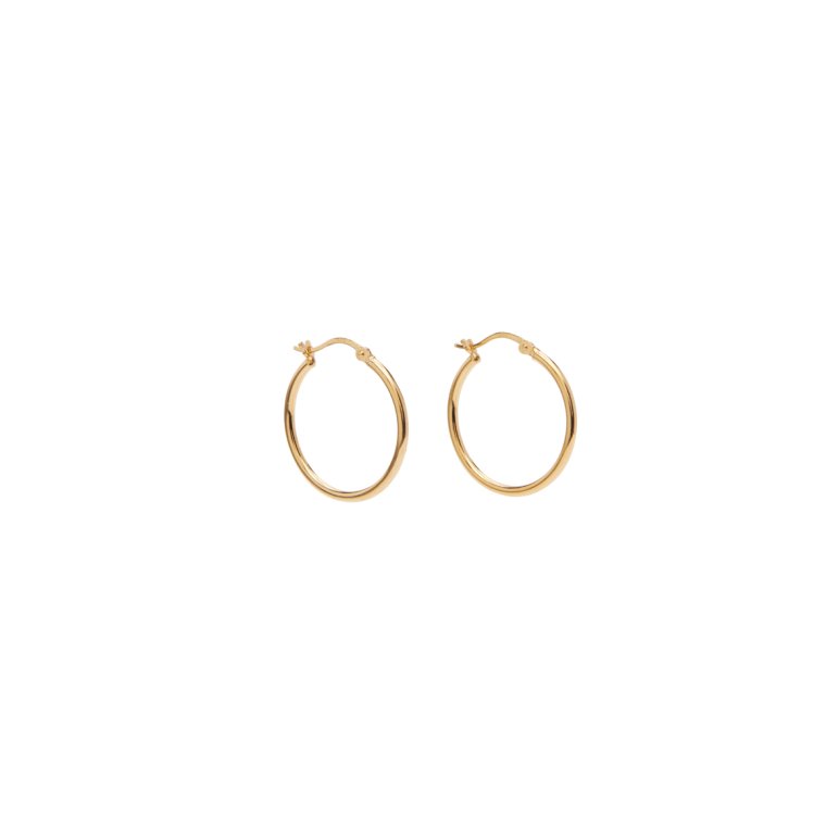 PICO - Basic Large Hoop - Forgyldt