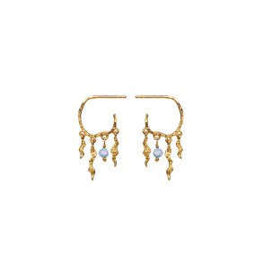 Maanesten - Bayou Earrings - Forgyldt