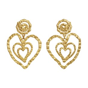 Maanesten - Beate Earring - Forgyldt