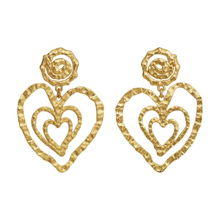 Maanesten - Beate Earring - Forgyldt