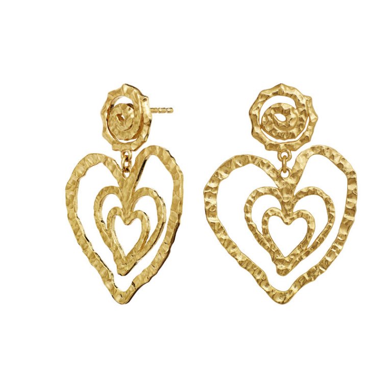 Maanesten - Beate Earring - Forgyldt