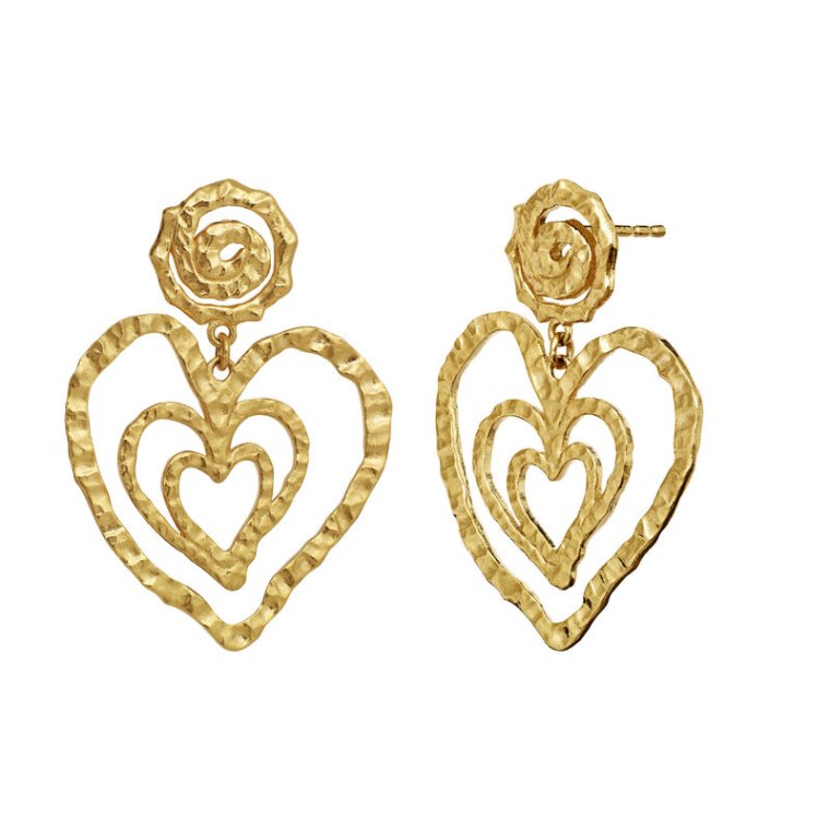 Maanesten - Beate Earring - Forgyldt