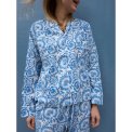 Craft Sisters - Classic Pyjamas Blockprint - Blue Porcelain