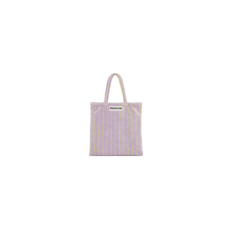 Bongusta - Naram Totebag - lilac & neon yellow