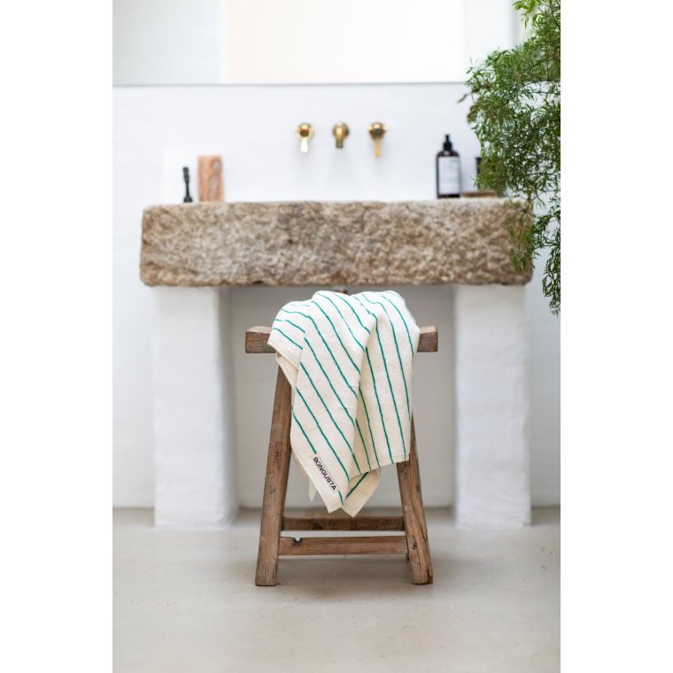 Bongusta - Naram hndklde - pure white & grass