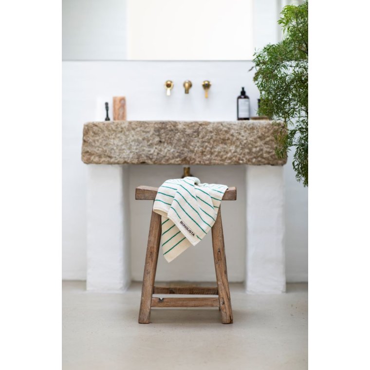 Bongusta - Naram hndklde - pure white & grass