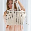 Bongusta - Naram Handbag Small - creme & ink