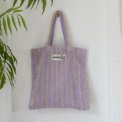 Bongusta - Naram Totebag - lilac & neon yellow