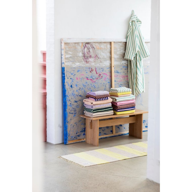 Bongusta - Naram hndklde - Lilac & neon yellow