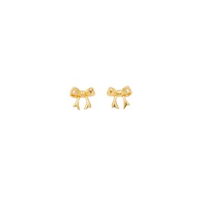 PICO - Bow Petite Studs - Forgyldt