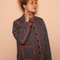HABIBA - CAMPANULA QUILTED CHINA JACKET - INDIGO