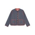 HABIBA - CAMPANULA QUILTED CHINA JACKET - INDIGO